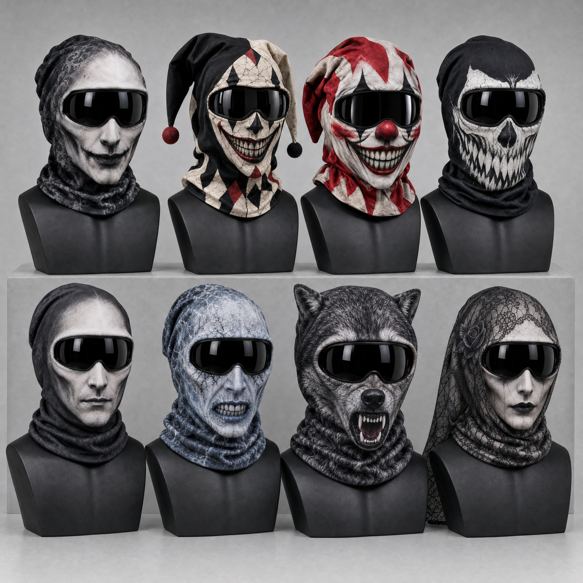 ScareSlides — all eight faces